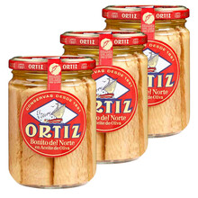 Pack Bonito del Norte en Aceite de Oliva Ortiz Tarro RO-445 x3