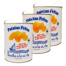 Pack Patatas Fritas Bonilla a La Vista Lata 500g. x3