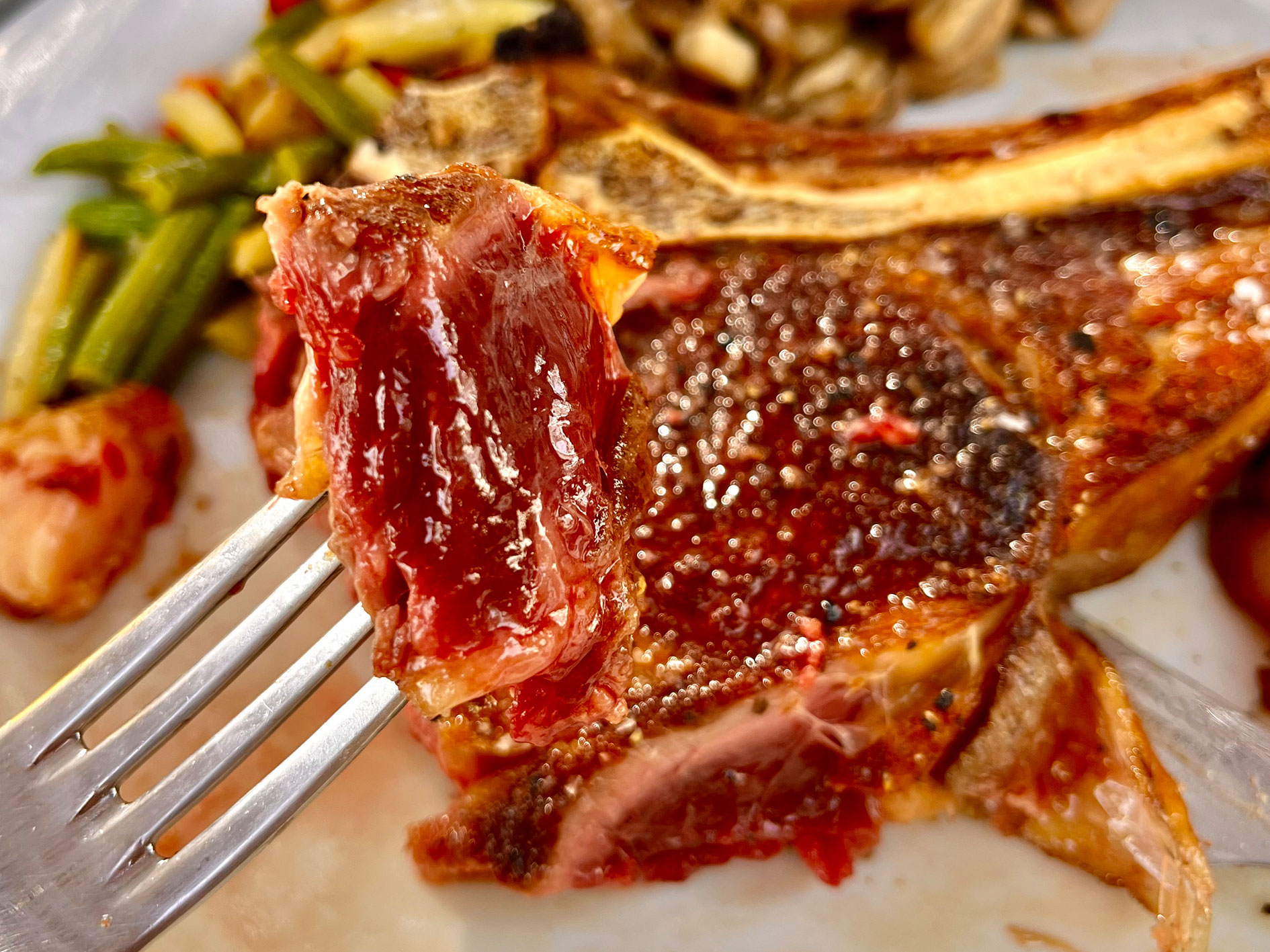 chuletón de ternera en el restaurante MR. Beps